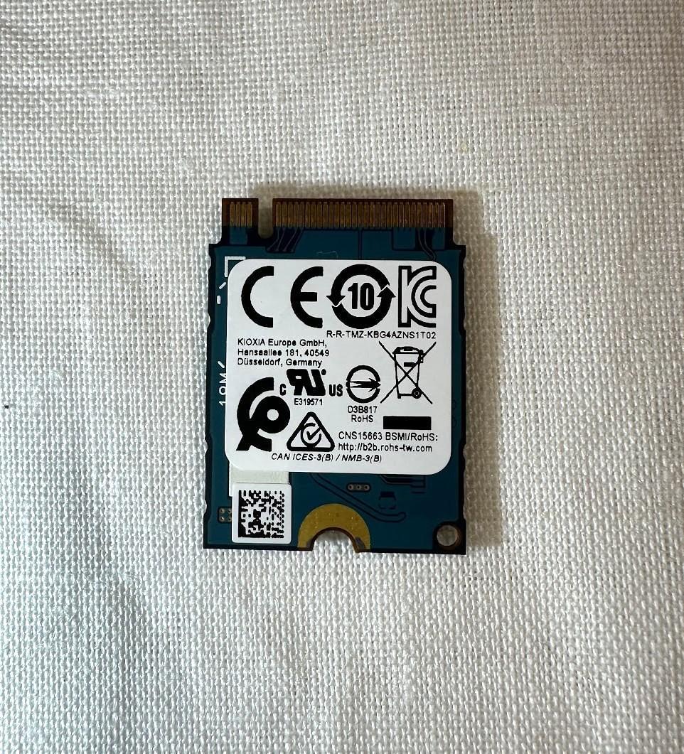 内蔵型SSD KIOXIA 512GB NVMe SSD