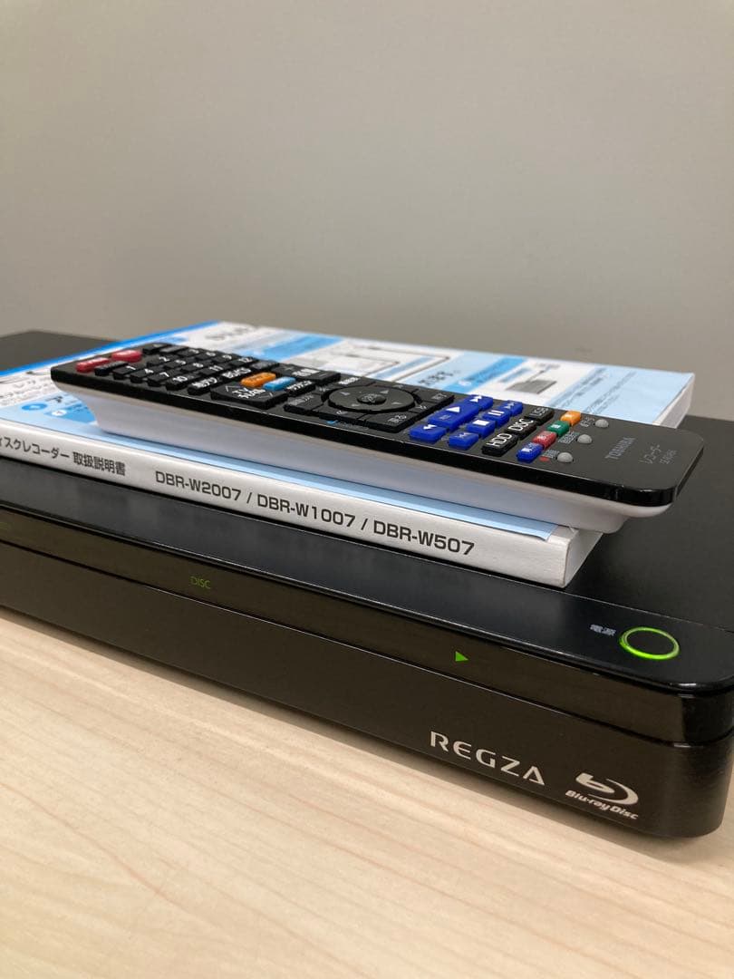 めっちゃ綺麗　TOSHIBA REGZA ブルーレイ　DBR-W 507