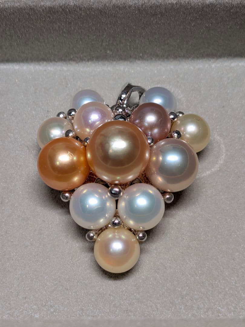 【ぽよんたん】作るの大変ペンダント パール 真珠 天然石