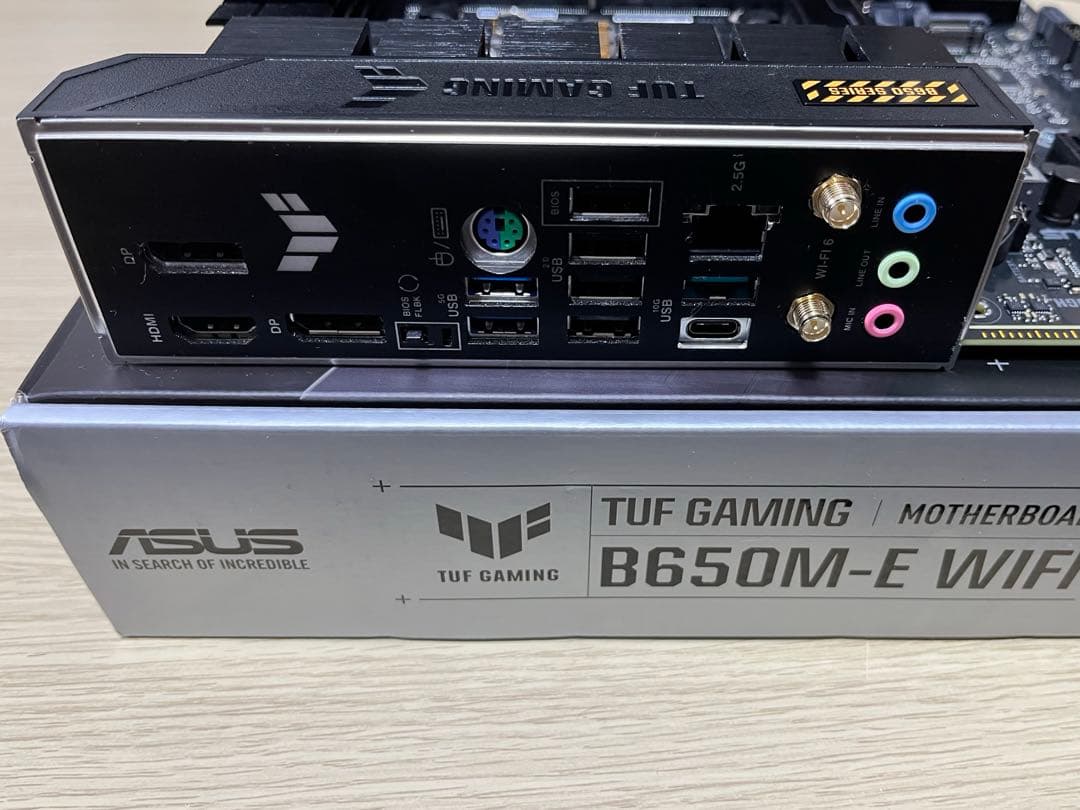【動作確認済み】ASUS TUF GAMING B650M-E WIFI