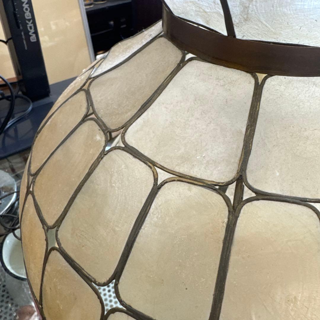 ペンダントライト　カスピ貝　シェル　傘のみ