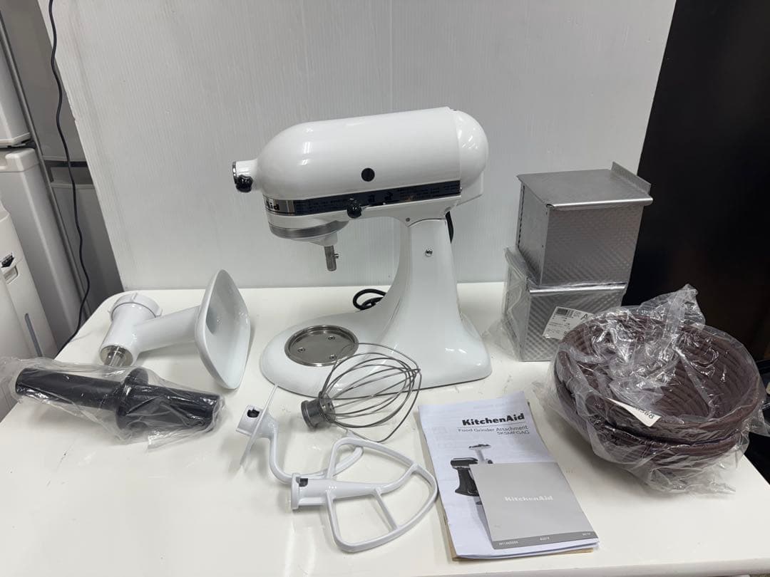 KitchenAid ミキサー 9KSM95 ホワイト 動作良好