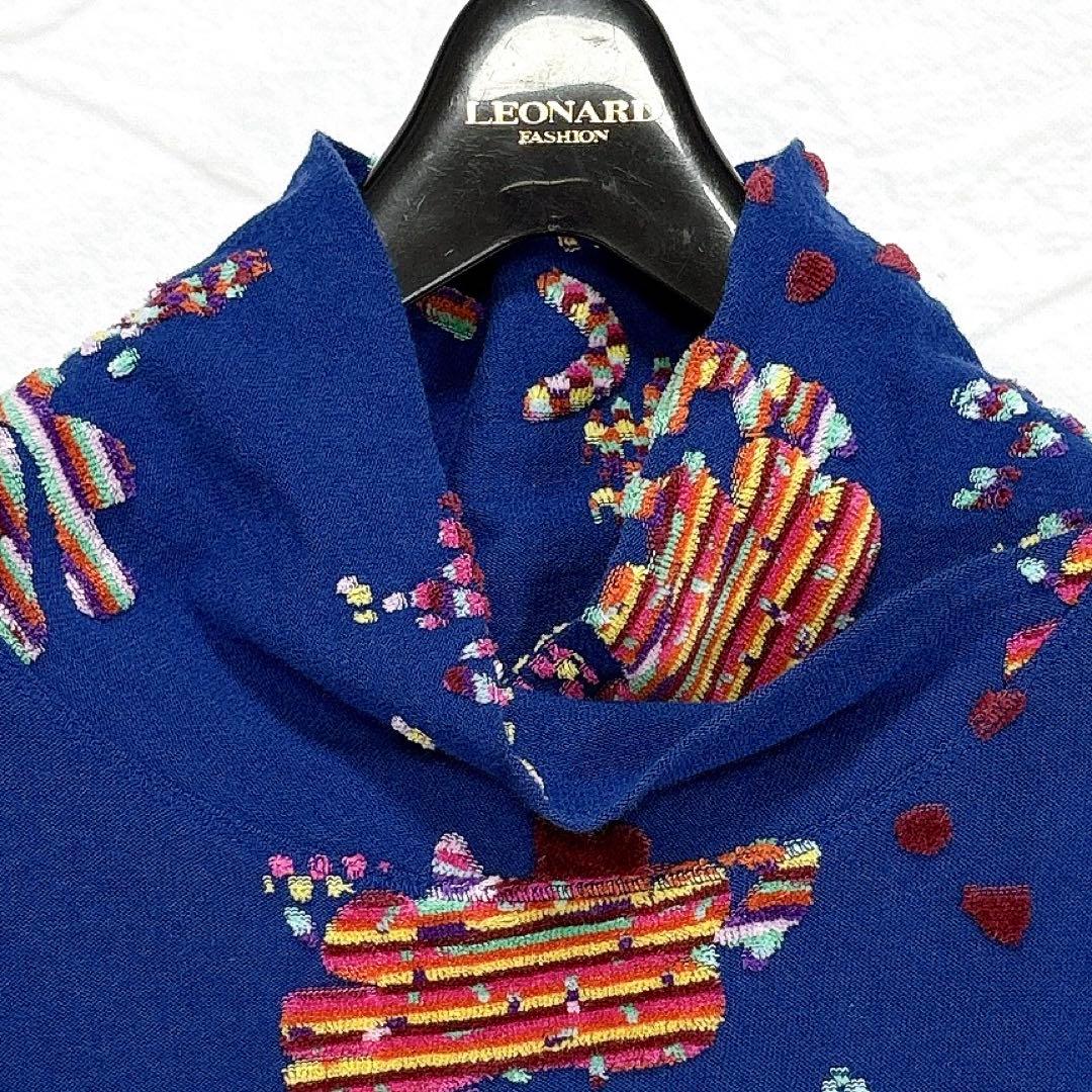 キューブキューブ　センソユニコ　変形　カットソー　ジャガード　ハイネック　日本製