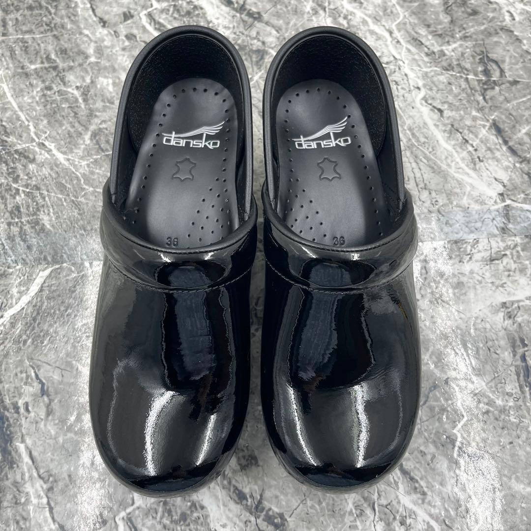 【極美品】 ダンスコ プロフェッショナル 36 サボ サンダル 厚底 ブラック