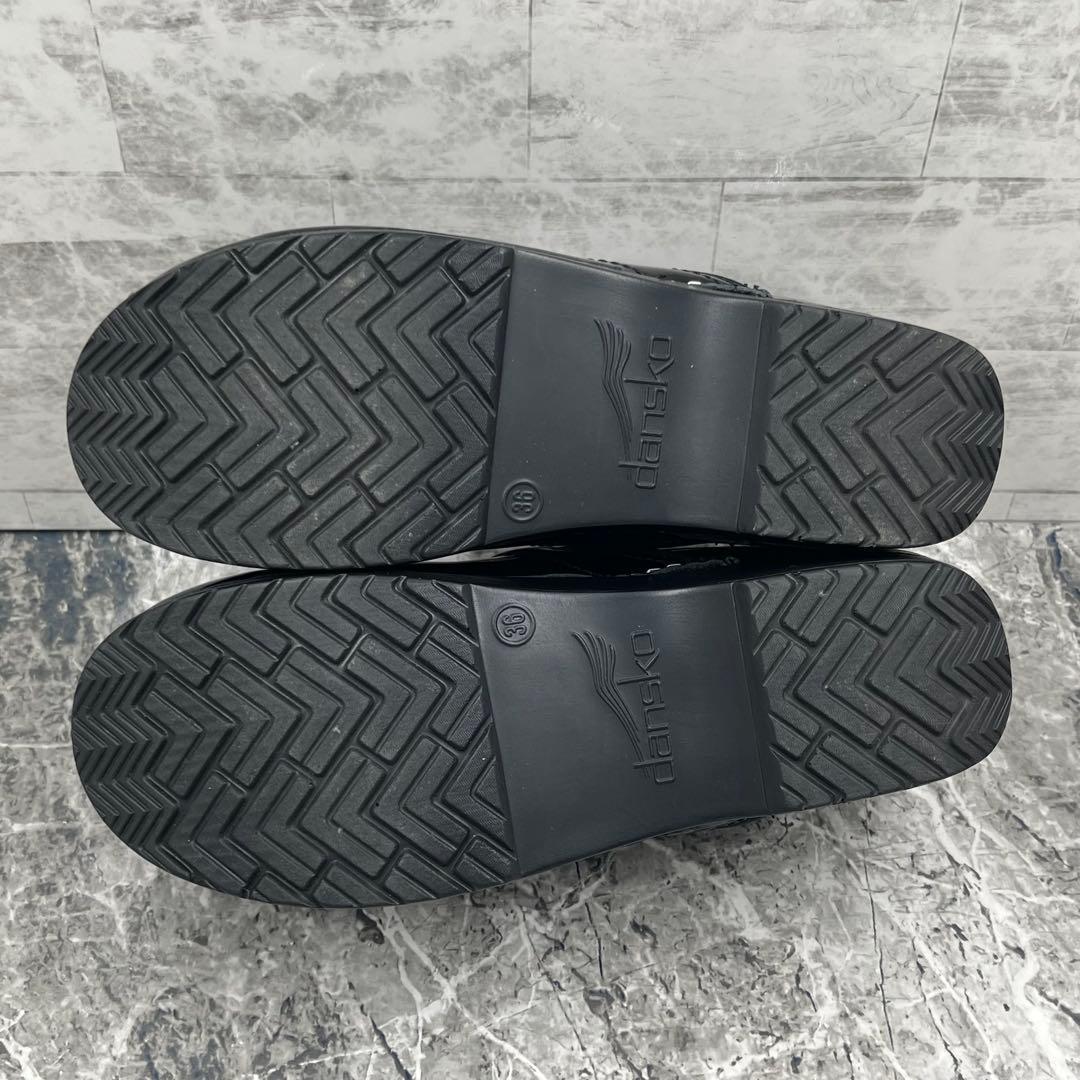 【極美品】 ダンスコ プロフェッショナル 36 サボ サンダル 厚底 ブラック