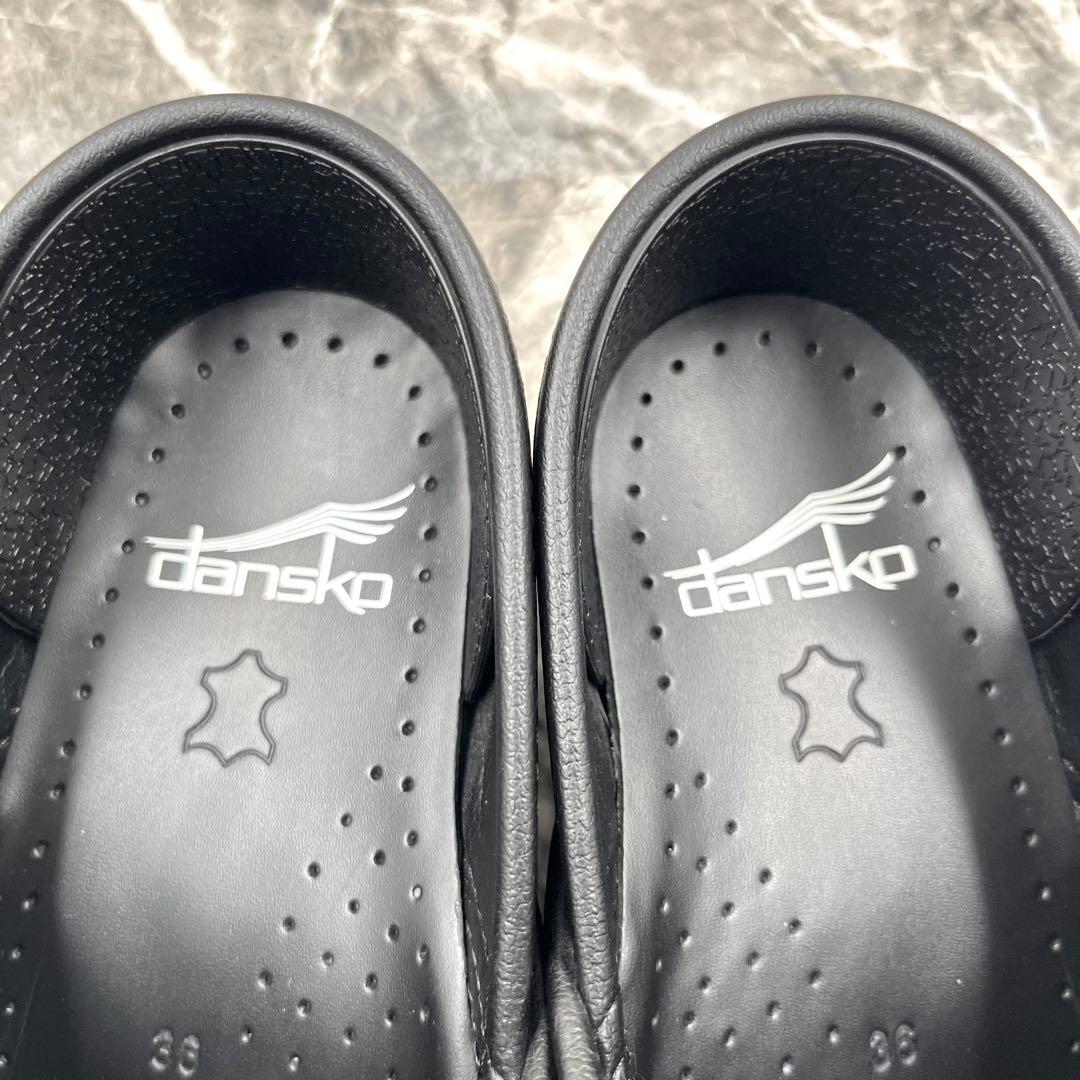 【極美品】 ダンスコ プロフェッショナル 36 サボ サンダル 厚底 ブラック