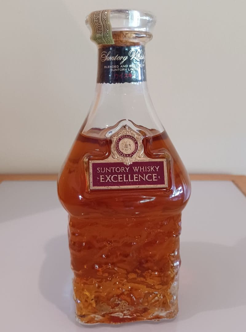 【古酒 サントリー】「エクセレンス80周年ボトル」、「クレスト12年」 未開封