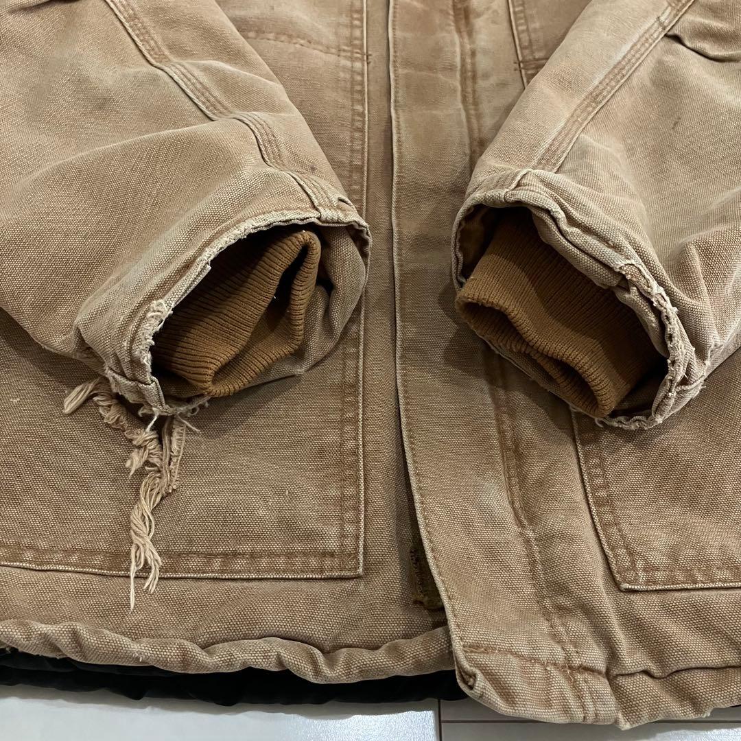 希少 00s カーハート USA製 ダック トラディショナルコート Cロゴ