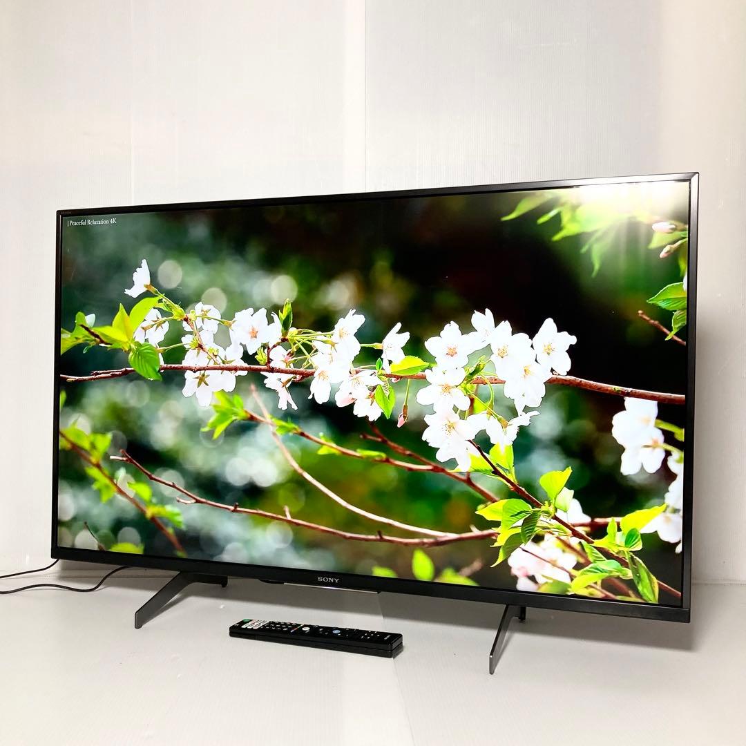 美品 SONY 43型4K液晶テレビ KJ-43X8500H 2020年製
