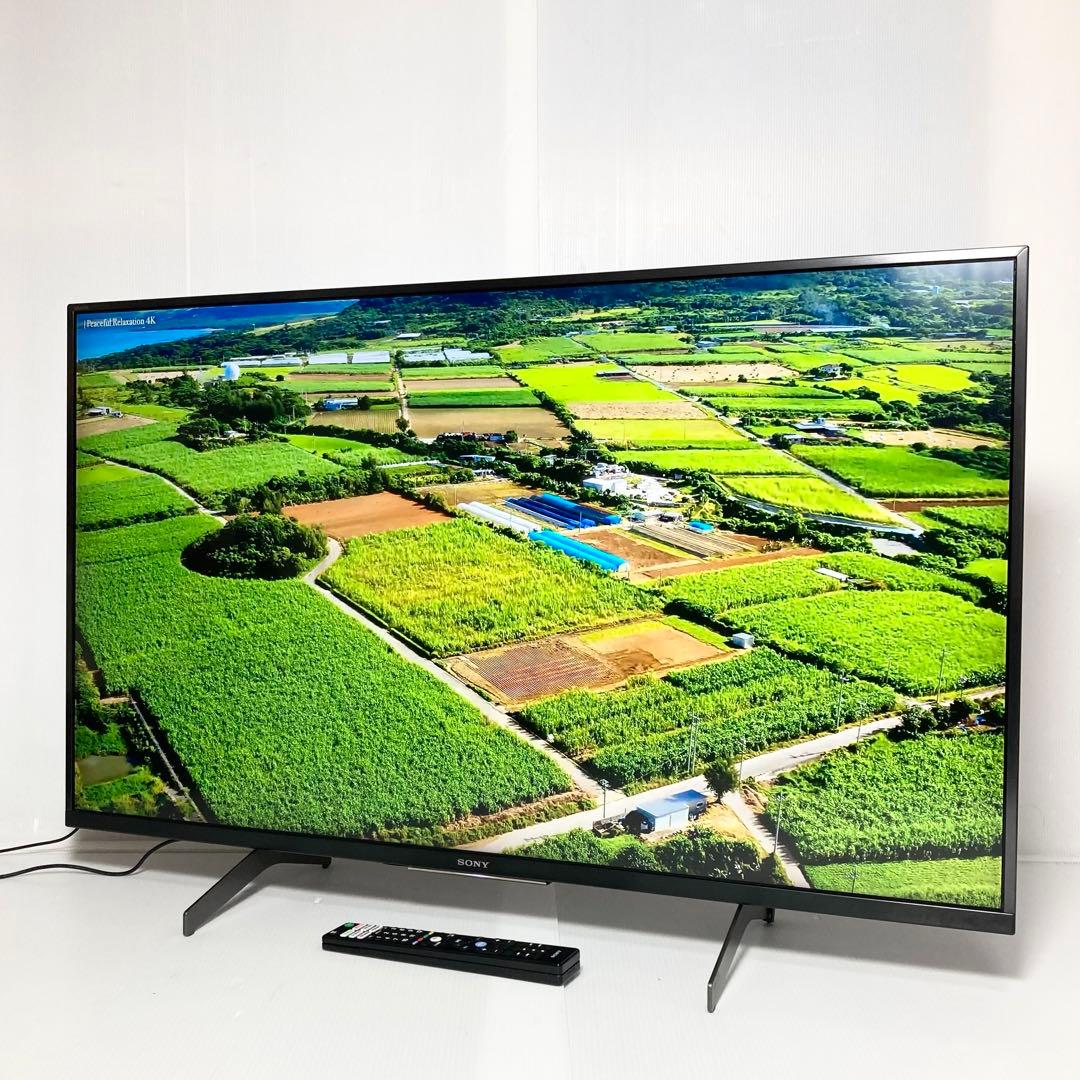 美品 SONY 43型4K液晶テレビ KJ-43X8500H 2020年製