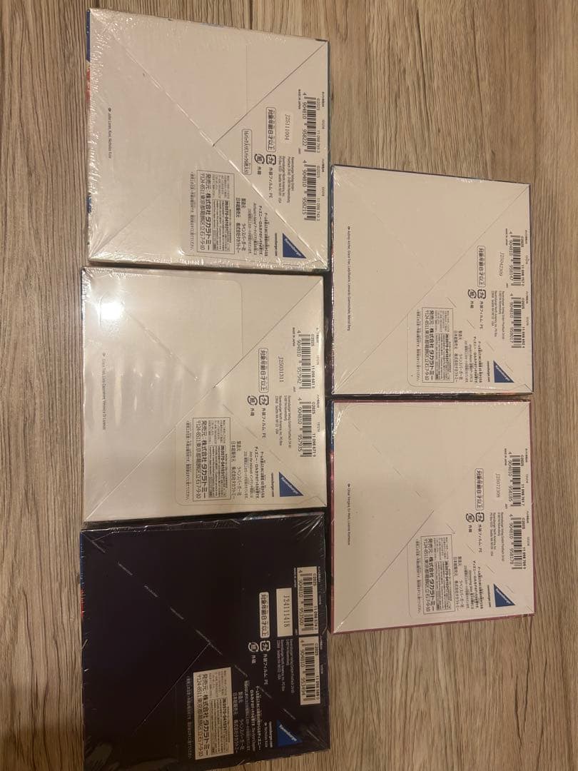 Disney Lorcana 5BOX シュリンク付き