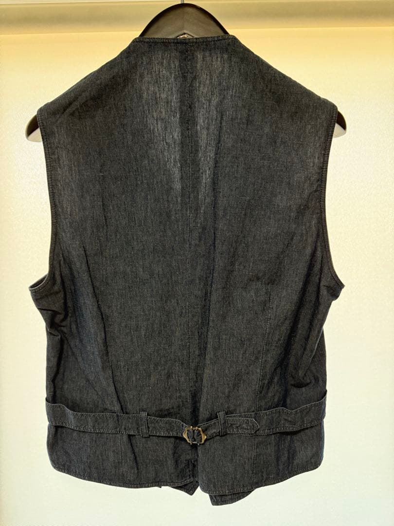 c*l様 LARDINI ラルディーニ　コットンリネンジャケット ジレ　50