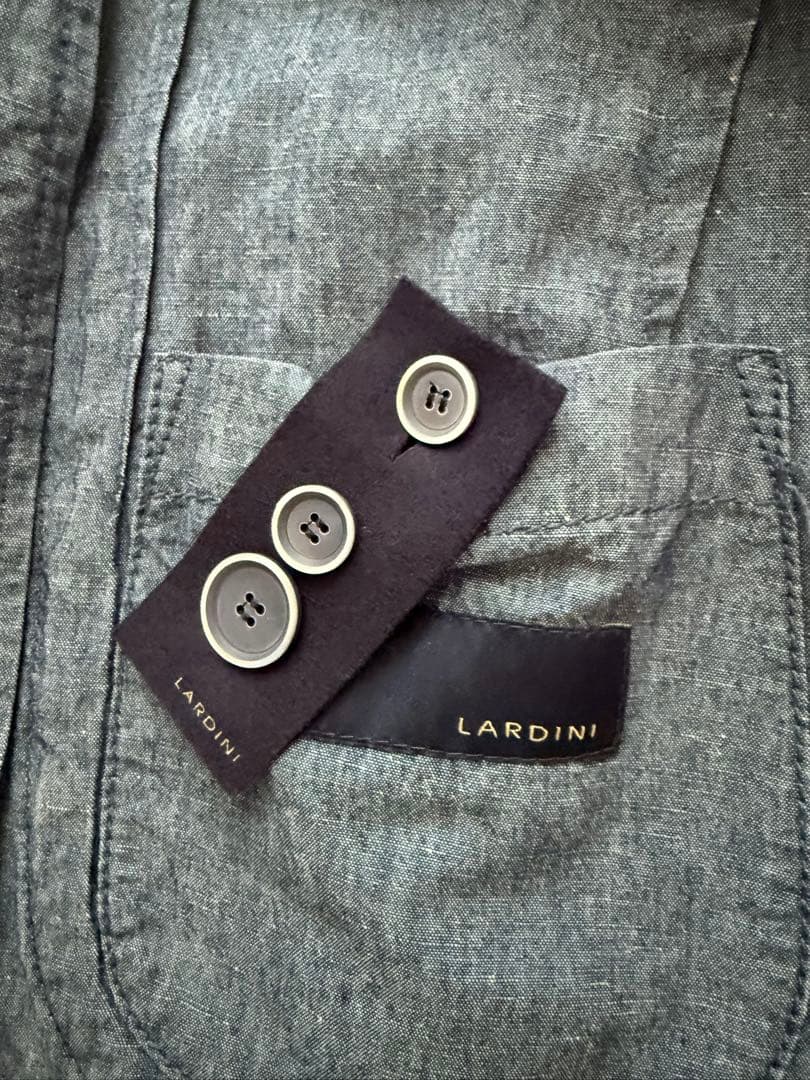 c*l様 LARDINI ラルディーニ　コットンリネンジャケット ジレ　50