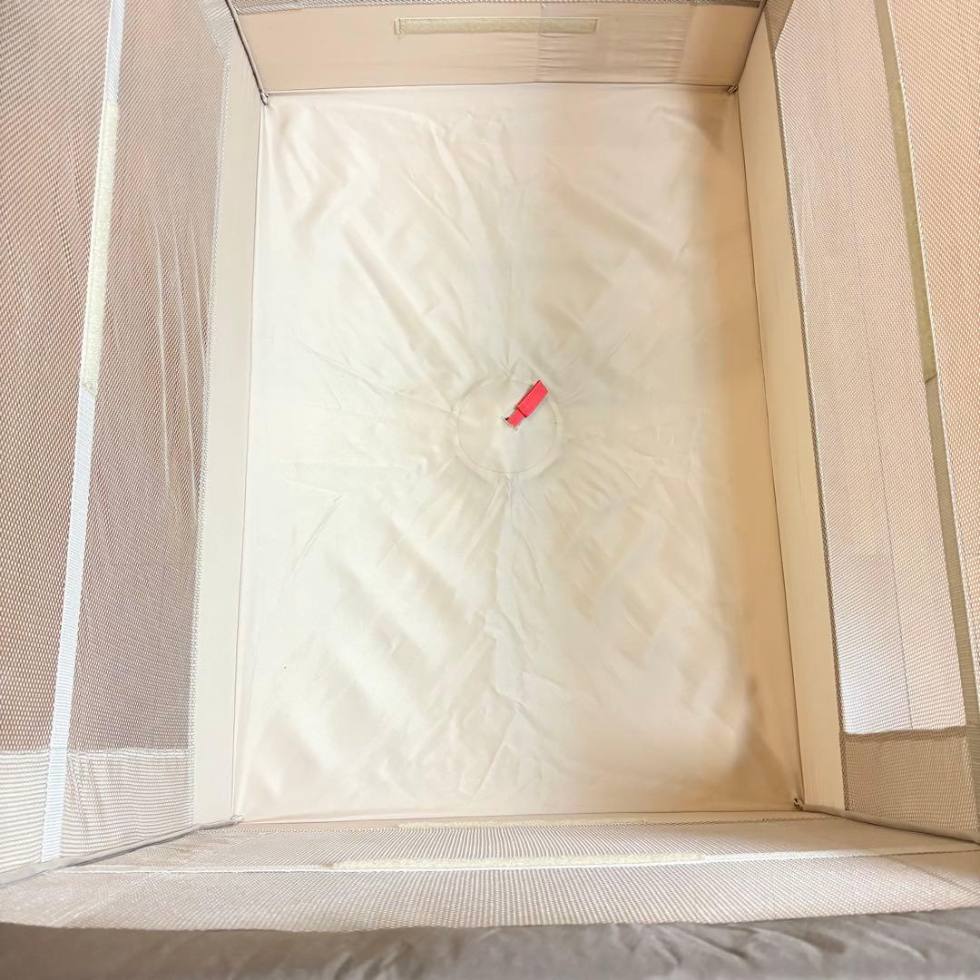 【美品・匿名配送】アップリカ ココネルエアー ベビーベッド ココア