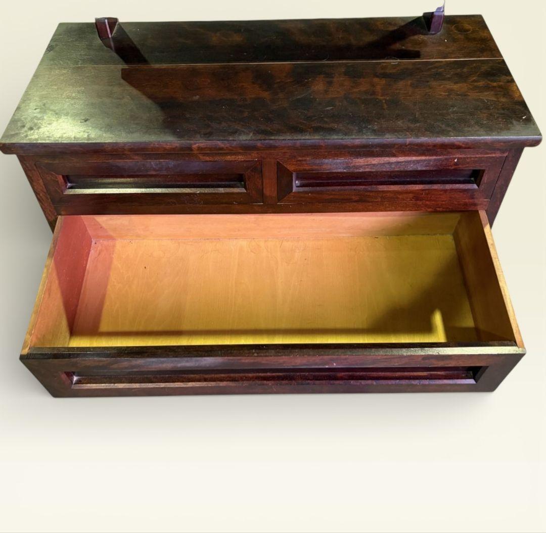 松本民芸家具 鏡台 ドレッサー W約94cm H約125.5cm D約44cm