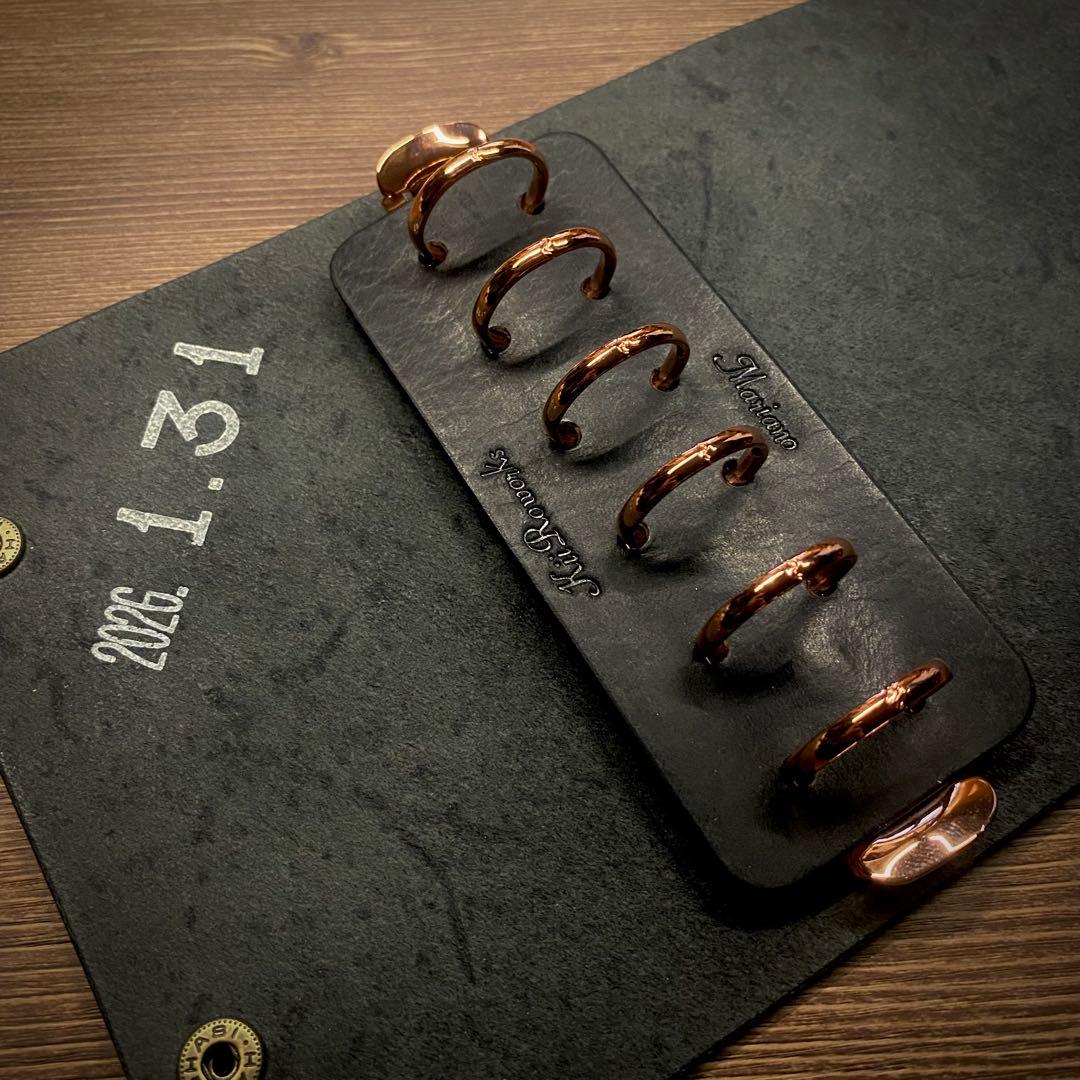 自由手帳 mini6 ブラック