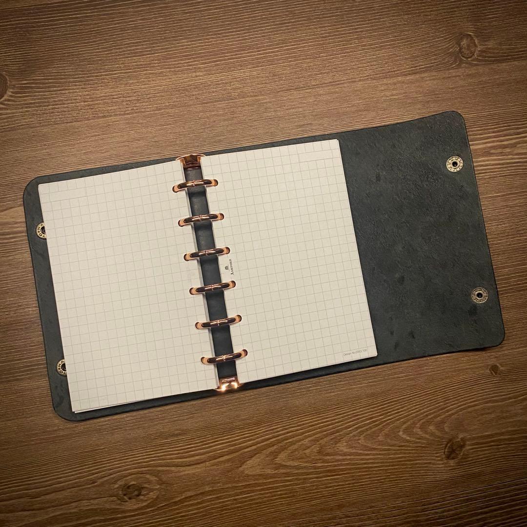 自由手帳 mini6 ブラック