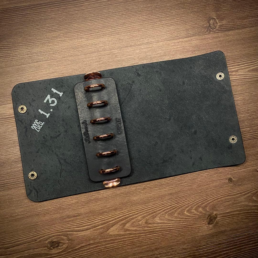 自由手帳 mini6 ブラック