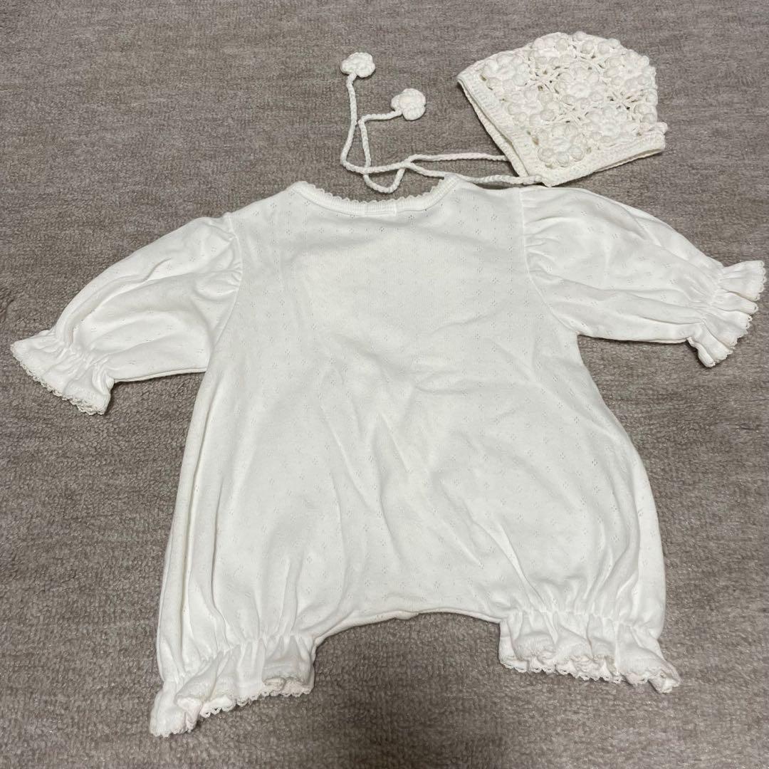 ⭐︎n⭐︎ monbebe 退院着と帽子セット