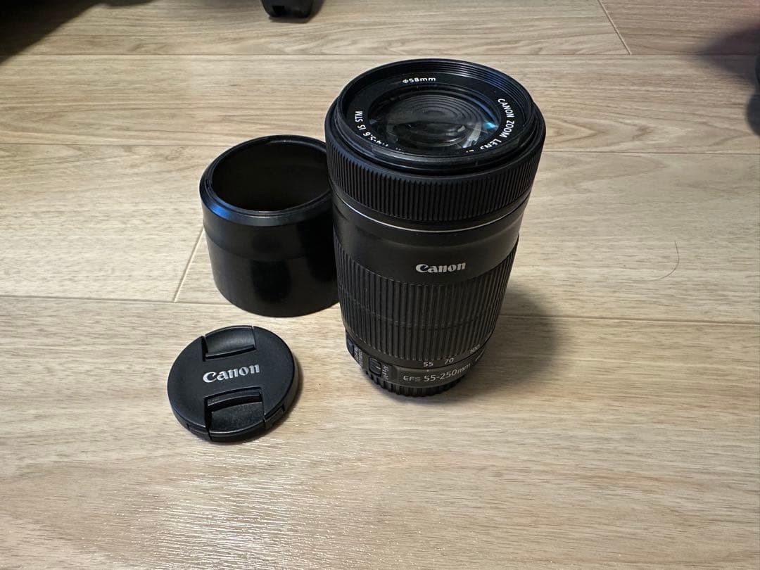 レンズ(ズーム) canon ef55-250mm f4-5.6 IS stm