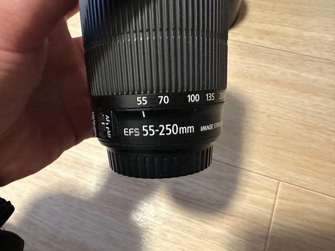 レンズ(ズーム) canon ef55-250mm f4-5.6 IS stm