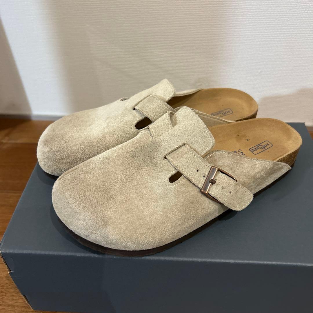 ビルケンシュトック　ソフトスエード　トープ　ナロー　箱無し