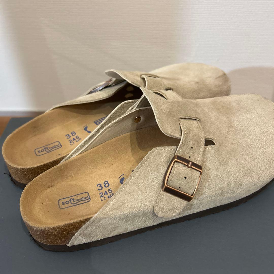 ビルケンシュトック　ソフトスエード　トープ　ナロー　箱無し