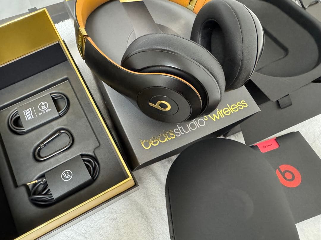 【美品】Beats Studio3 Wireless ミッドナイトブラック