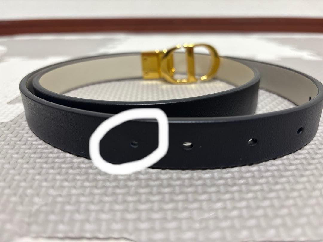 Dior 30 Montaigne リバーシブルベルト 20mm