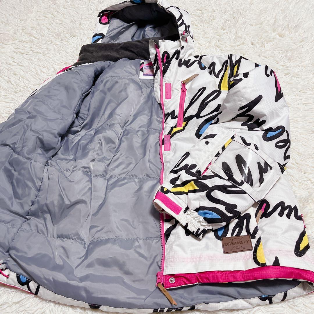 D*a様 美品！スキーウェア スノボウェア 上下セット マルチカラーLサイズ