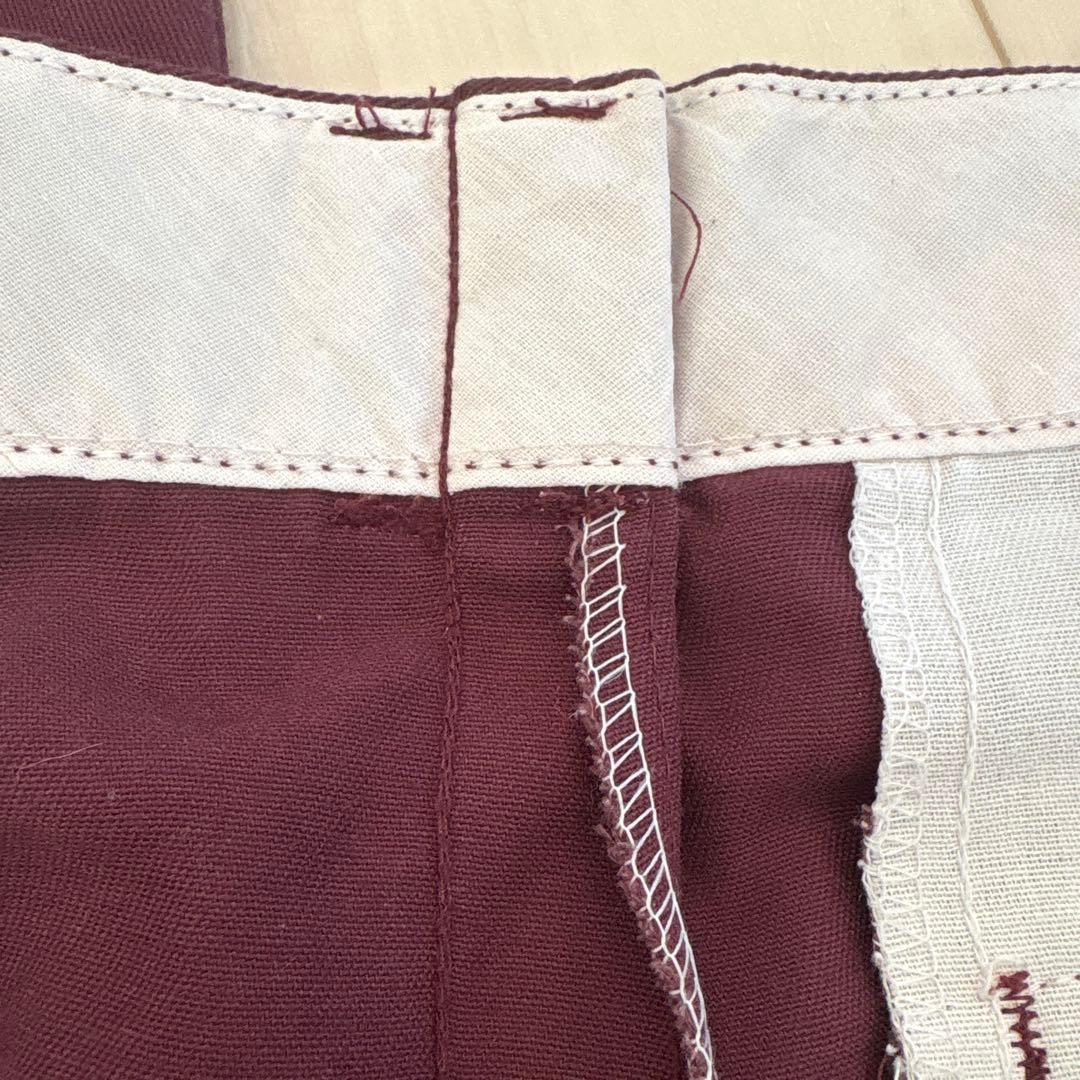 90s Dickies ディッキーズ usa製 バーガンディ W34 希少