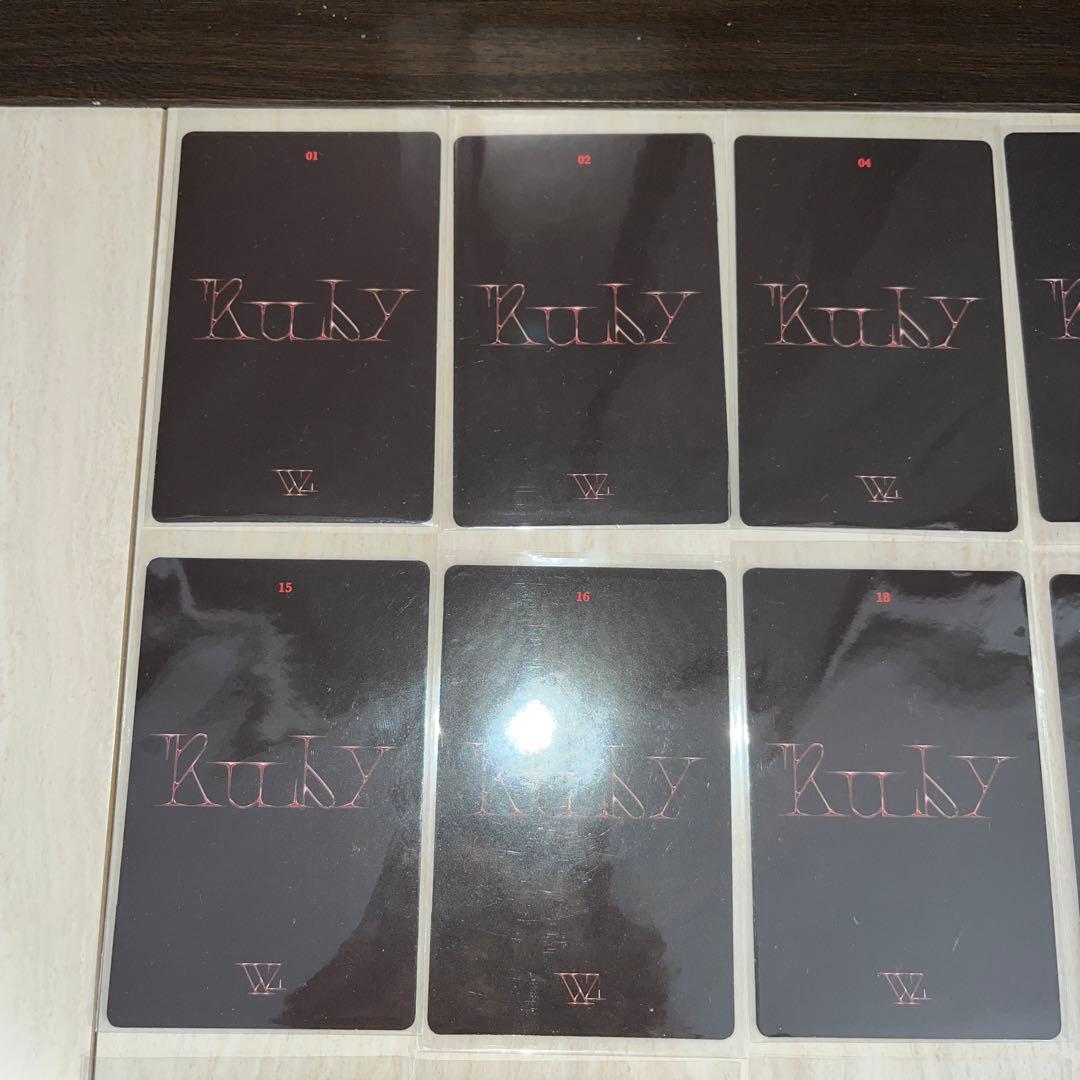 d*4様 SEVENTEEN Ruby トレカ ウジ