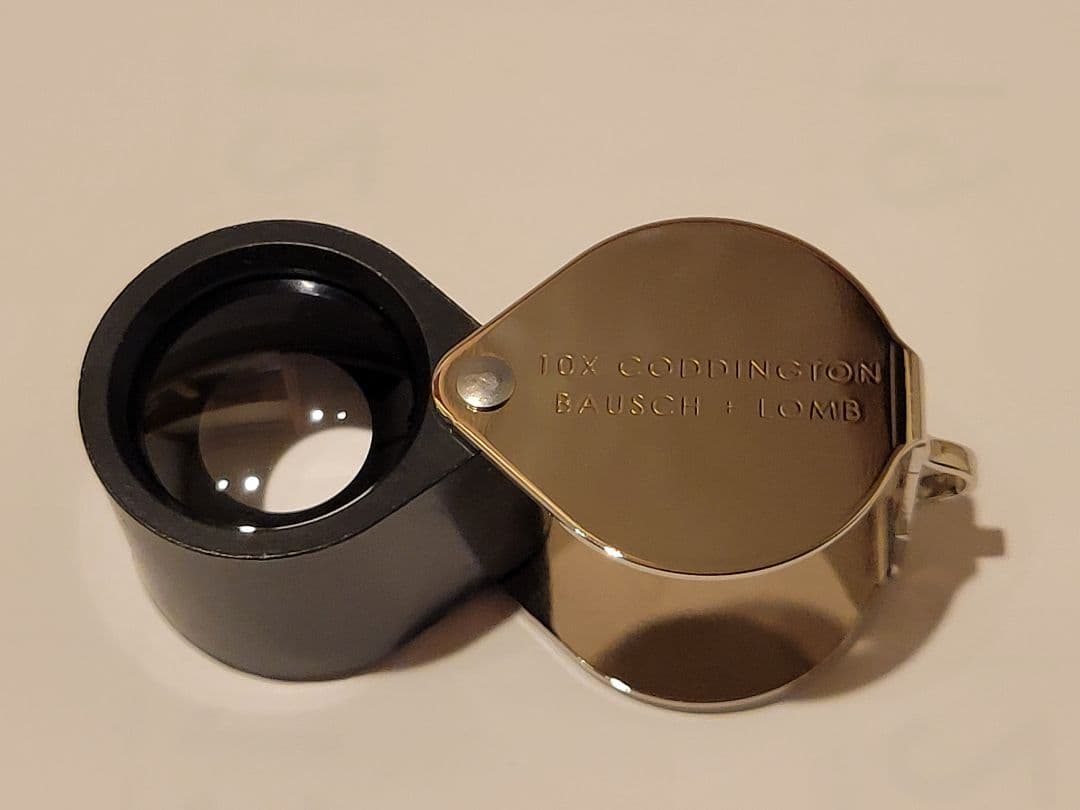 Bausch&Lomb ボシュロム ルーペ アメリカ製10倍 コディントン