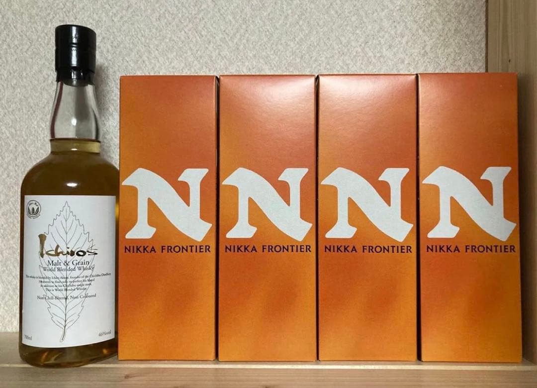 ニッカフロンティア × ４本・イチローズモルトホワイトラベル × １本