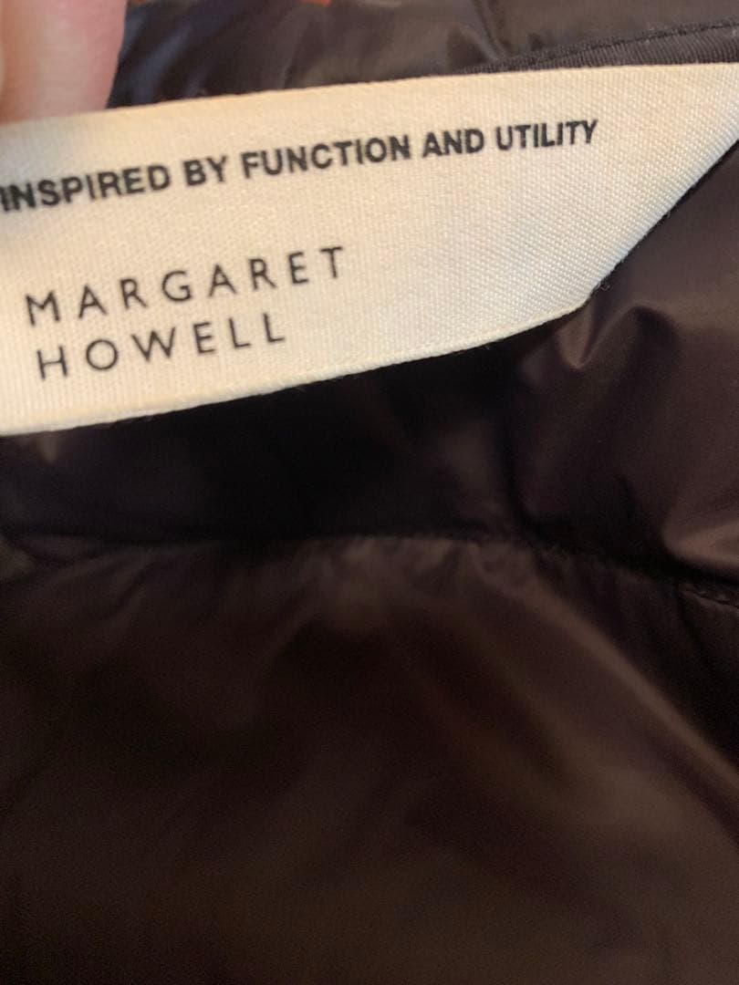 MHL. フード付きネイビーダウンジャケット M