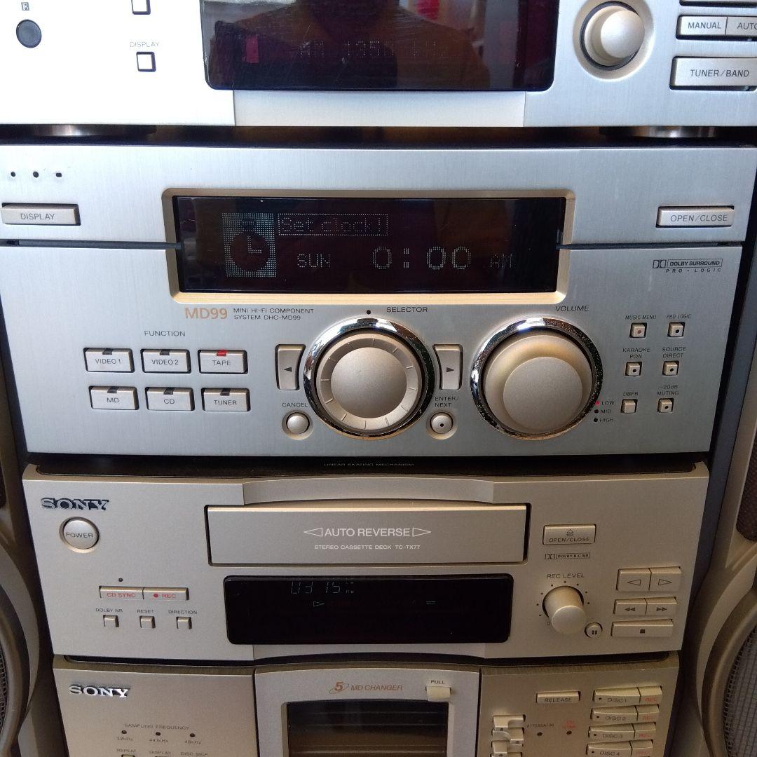 SONY MDpixy DHC-MD99 カセットデッキ付き　ジャンク