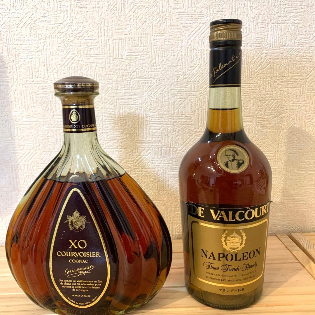 【未開栓】クルボアジェXO ＆ ド・ヴァルコート ナポレオン 2本セット