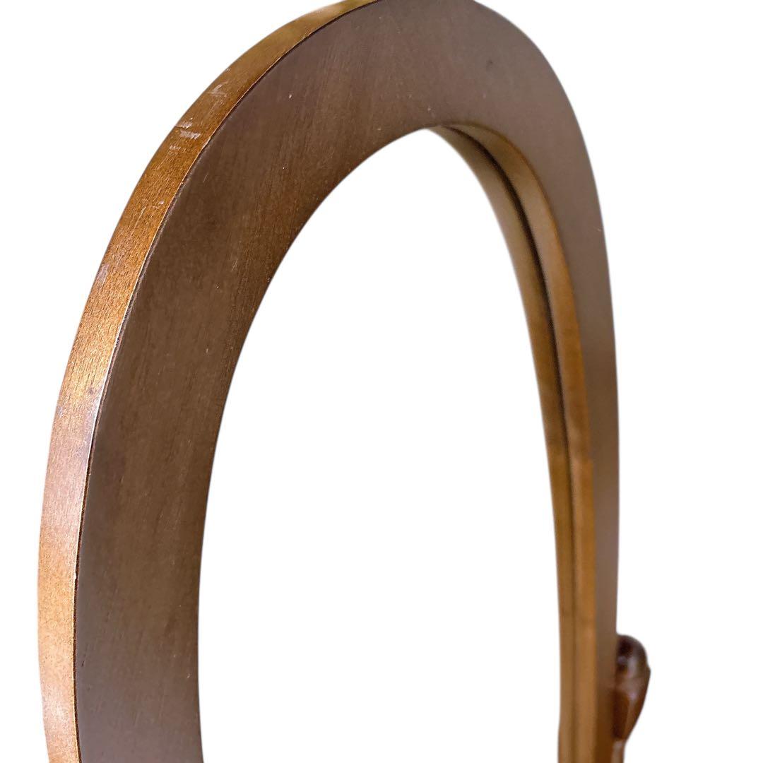 ヴィンテージ 姿見 オーバル スタンドミラー アンティーク　レトロ　ビンテージ