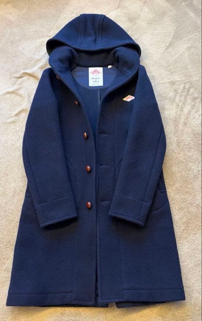 新品同様⭐︎DANTON ウールモッサ フードコート ネイビー 36