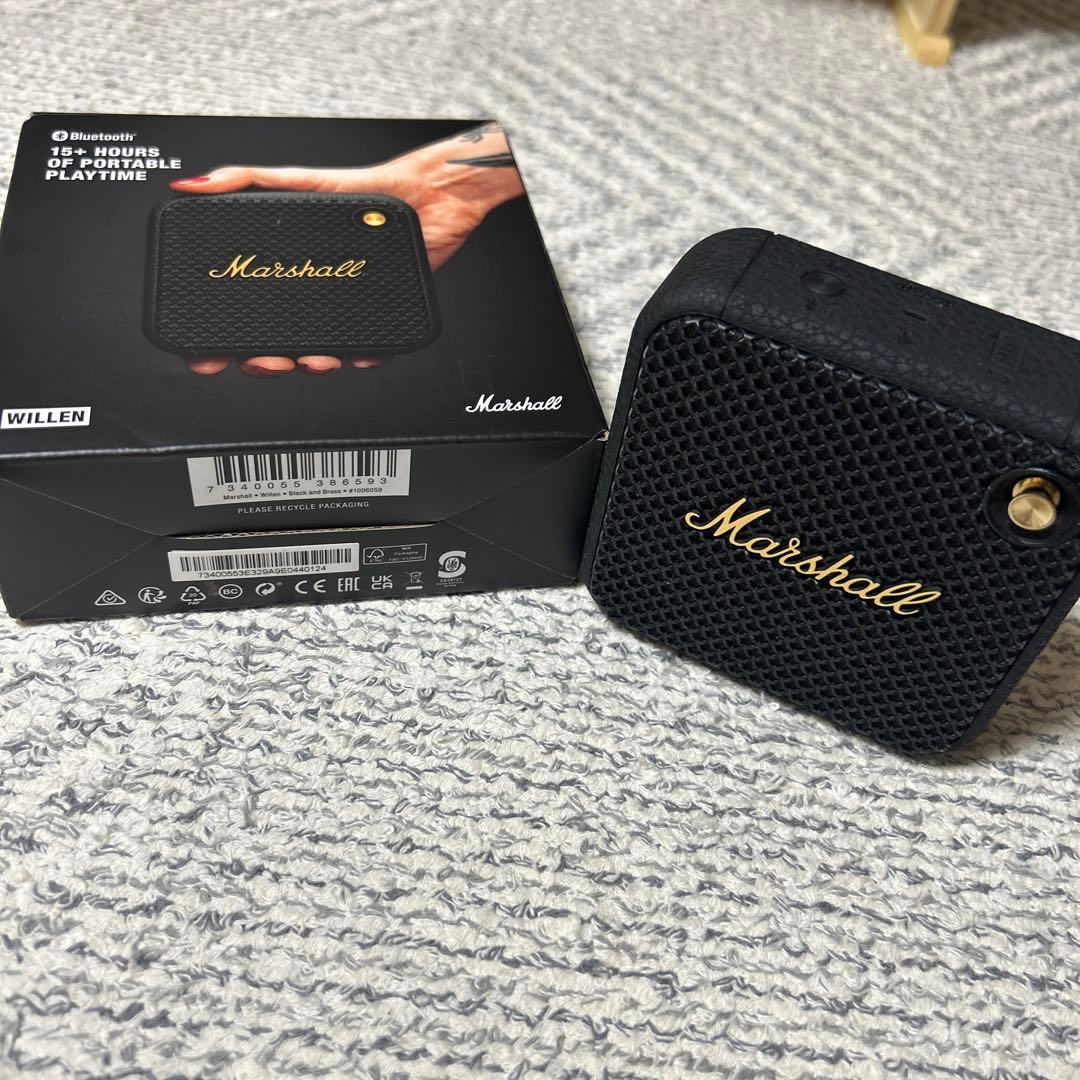 Marshall ブラック ワイヤレススピーカー［正規品］