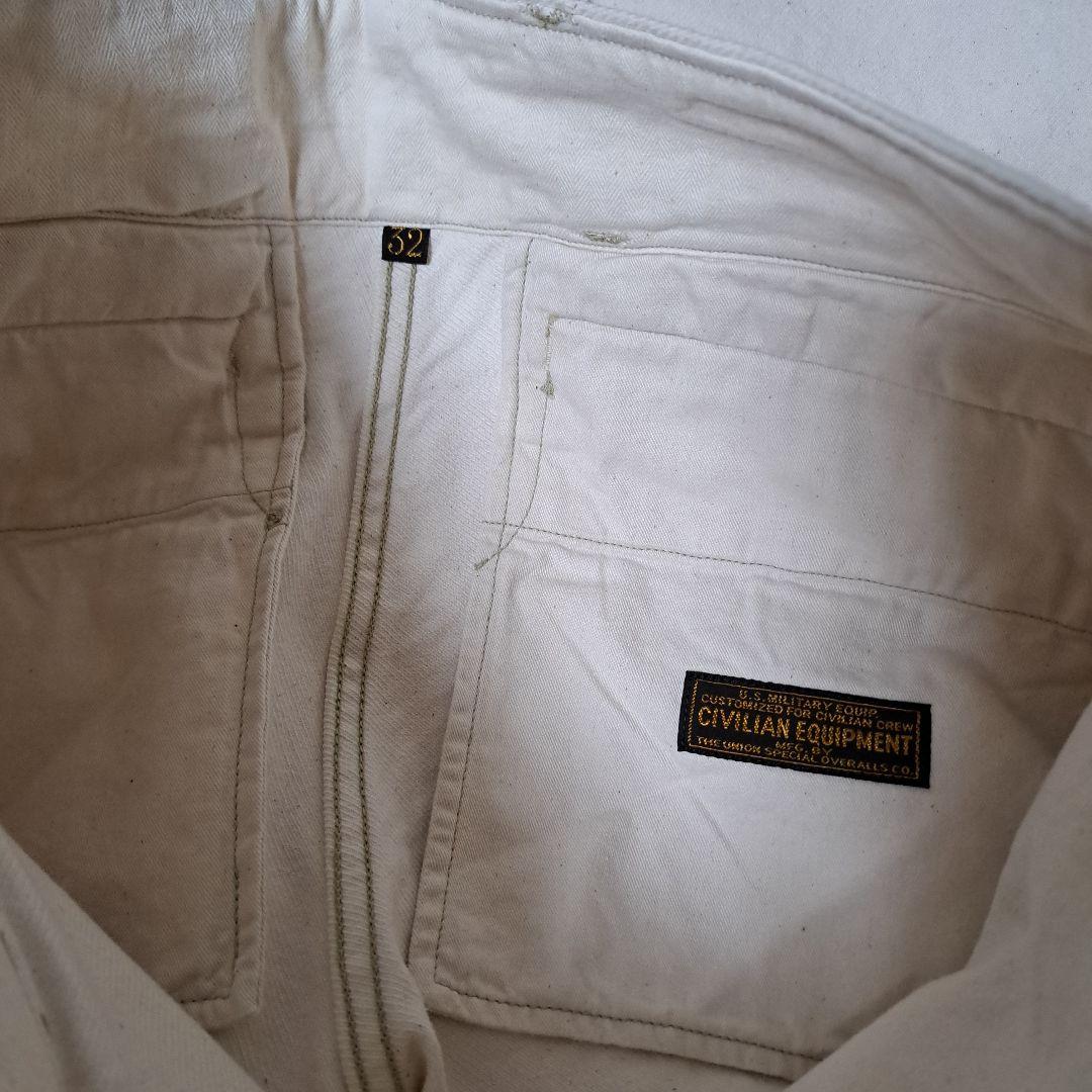 フリーホイーラーズ アビエイターパンツ w32 ロウホワイト