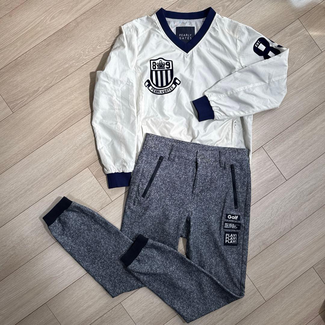 パーリーゲイツ 2022年 ストレッチジョガーパンツ 裏起毛 秋冬 S