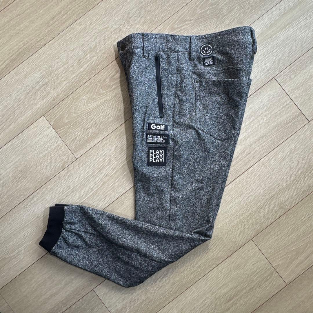 パーリーゲイツ 2022年 ストレッチジョガーパンツ 裏起毛 秋冬 S