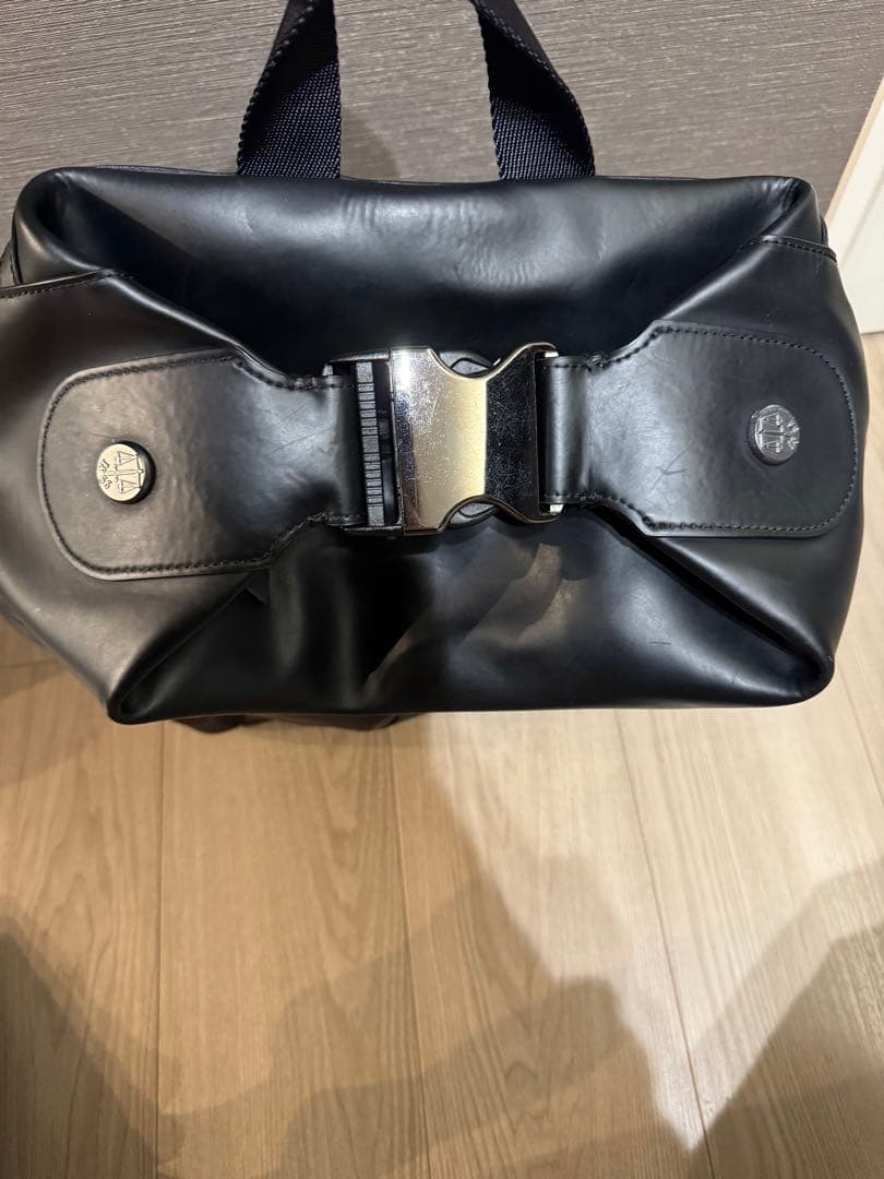 HUNTER ラバライズドレザーリュック