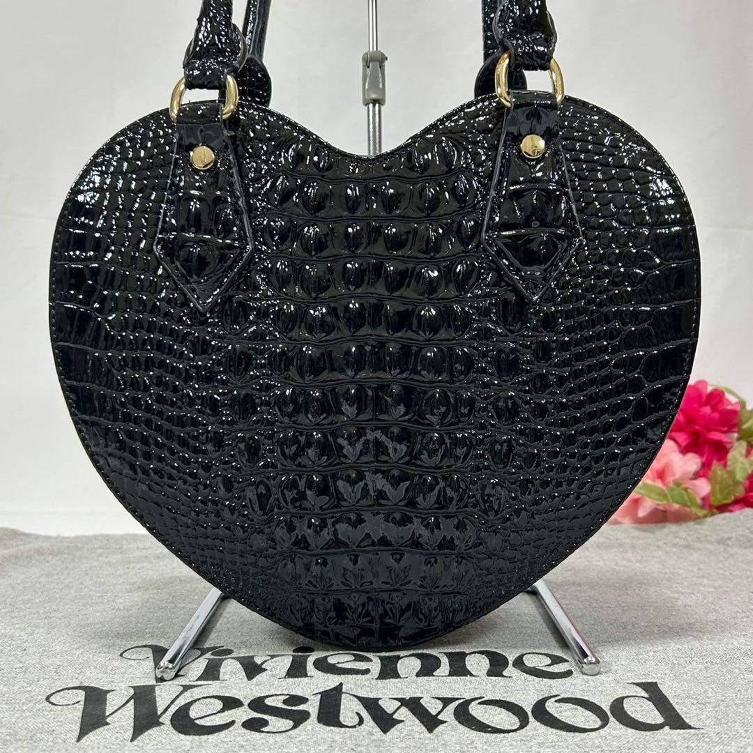 【極美品/付属品完備】ヴィヴィアンウエストウッド ハート型 2way バッグ