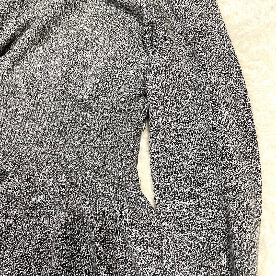 CHANEL シャネル ココボタン ウール ニット ワンピース グレー 36