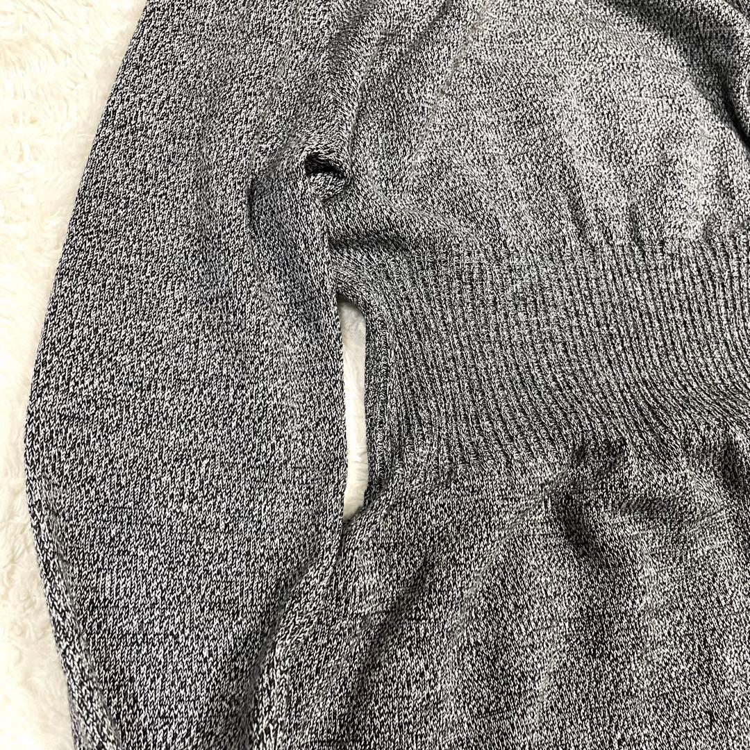 CHANEL シャネル ココボタン ウール ニット ワンピース グレー 36