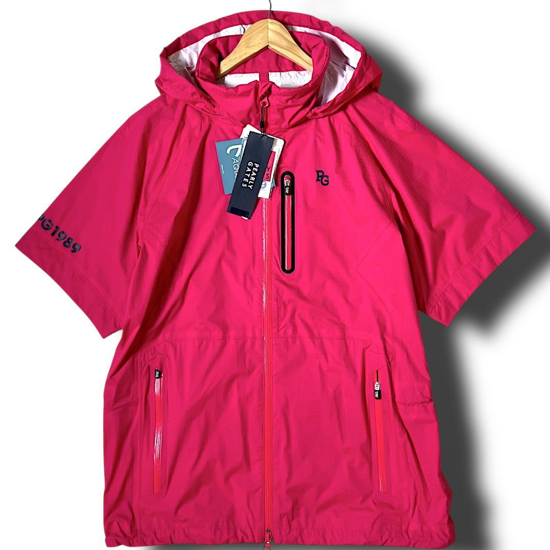 定価39,600円 パーリーゲイツ 長袖にも半袖にもなる! レインジャケット