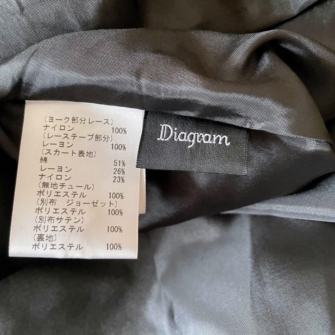 美品 グレースコンチネンタル ロング丈 ワンピース 総レース ドレス 刺繍 黒