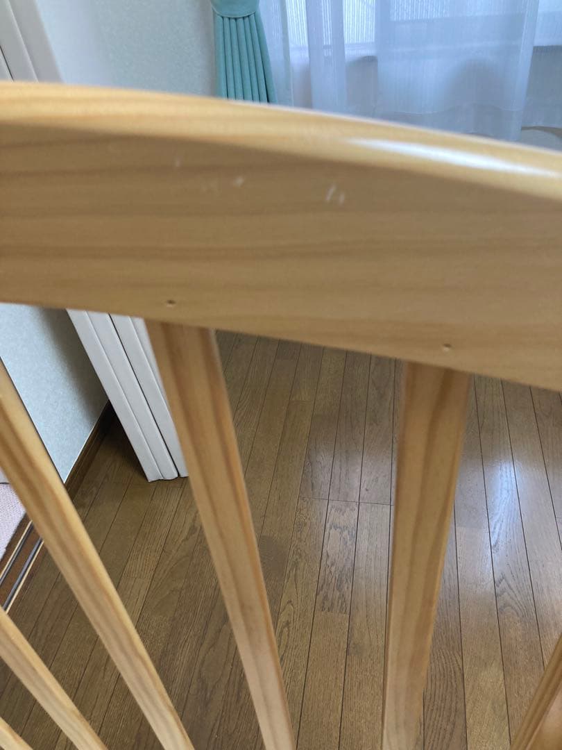 【みかんさん専用】KATOJI カトージ ベビーベッド（ナチュラル）（ハイ）手渡